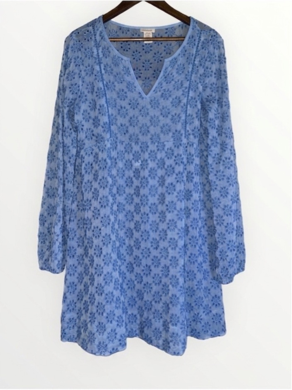 Sundance Eyelet Peasant Mini Dress SIZE MEDIUM